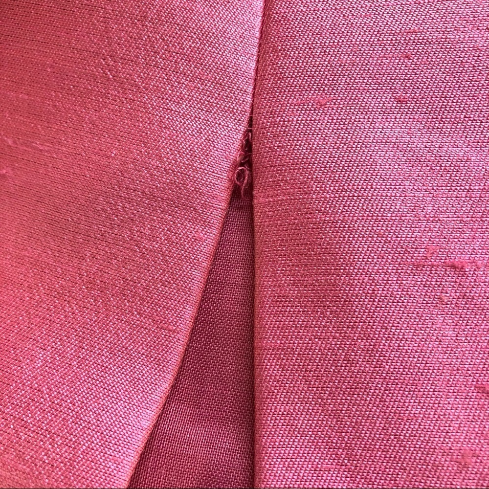 Vintage Hand-Made Beaded Evening Gown. Pink Silver - Picture 14 of 16